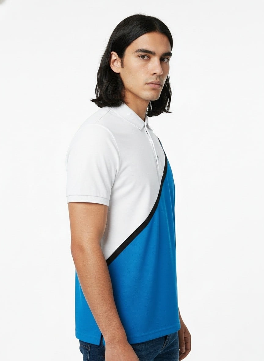 AI-generated fashion photo side profile top focus angle