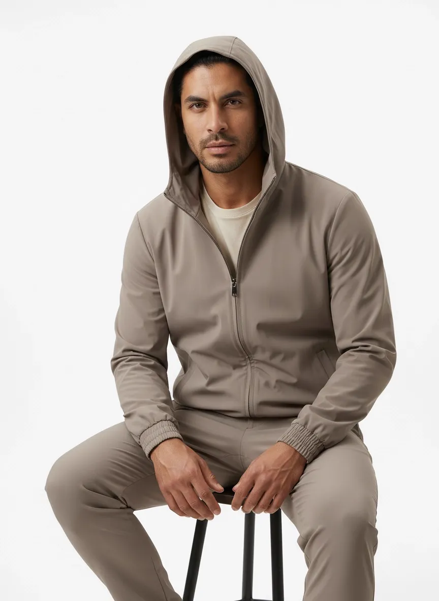 AI-generated — beige windbreaker angle 6