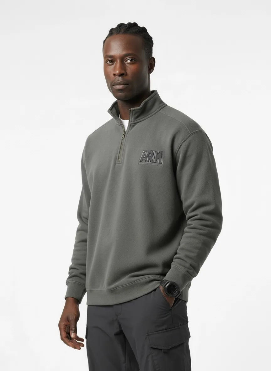 AI-generated — quarter-zip fleece angle 4