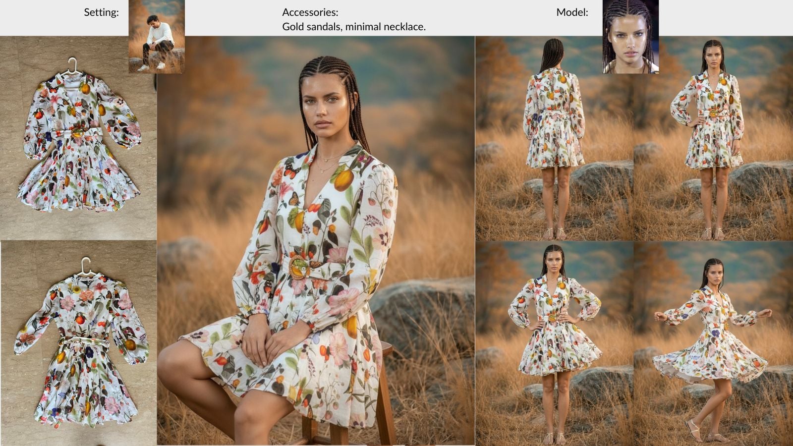 AI-generated fashion catalog photo 70 - Professional model photography created with MODA AI