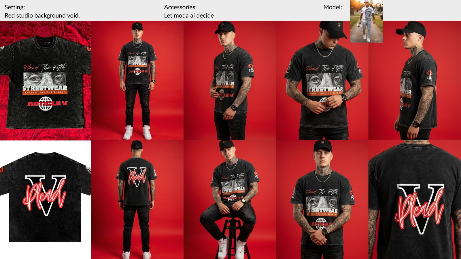 AI-generated fashion catalog photo 76 - Professional model photography created with MODA AI